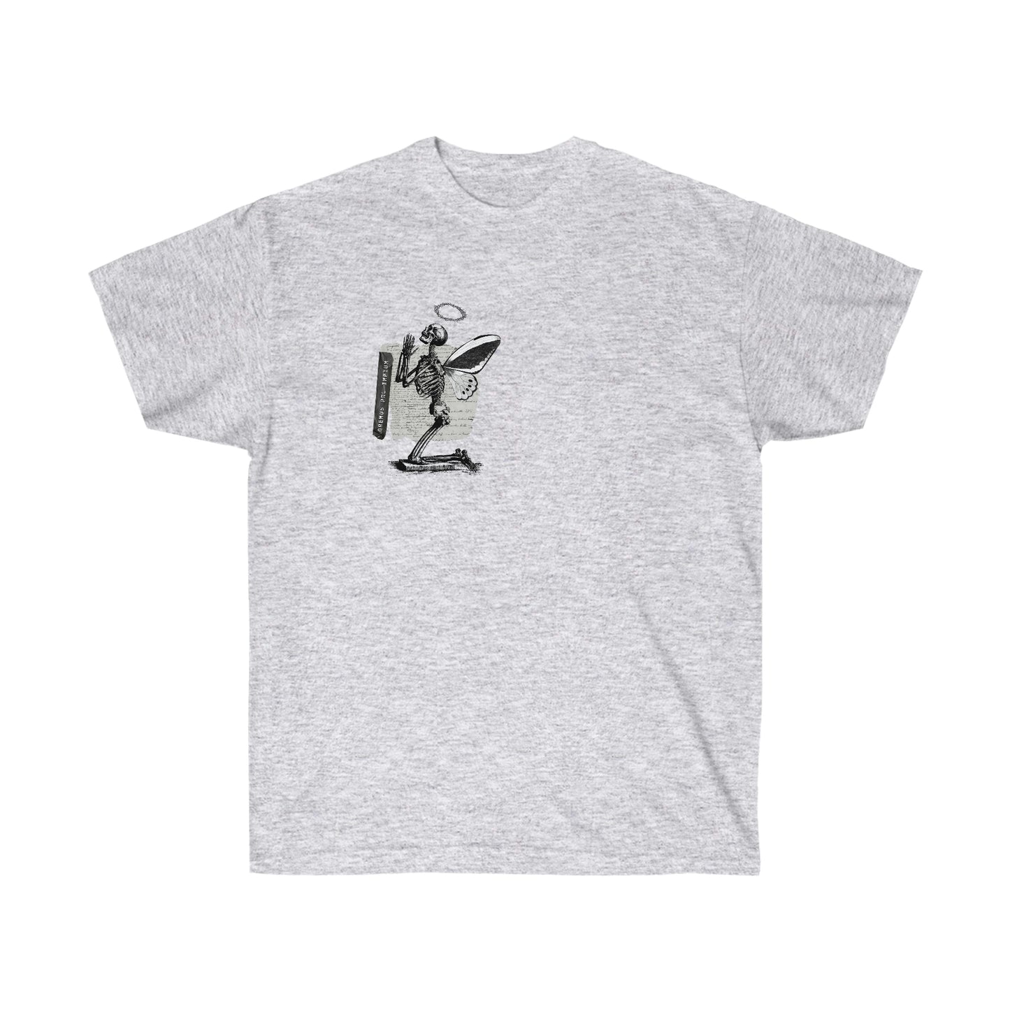 Skeleton Praying Alt T-Shirt