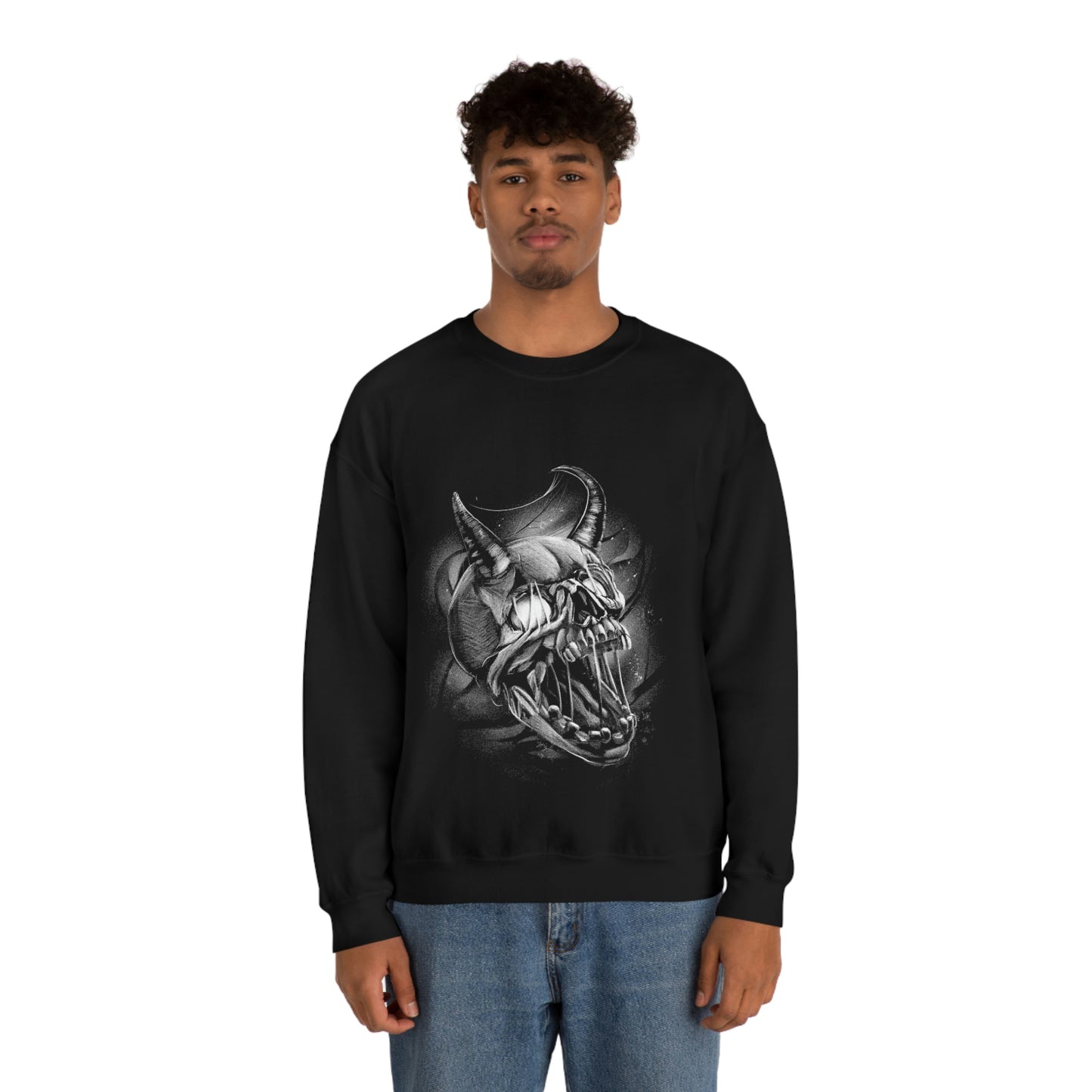 Devil Horror Skull Goth Aesthetic Sweatshirt