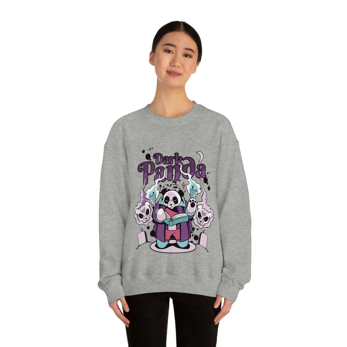 Dark Panda Pastel Goth Aesthetic Sweatshirt