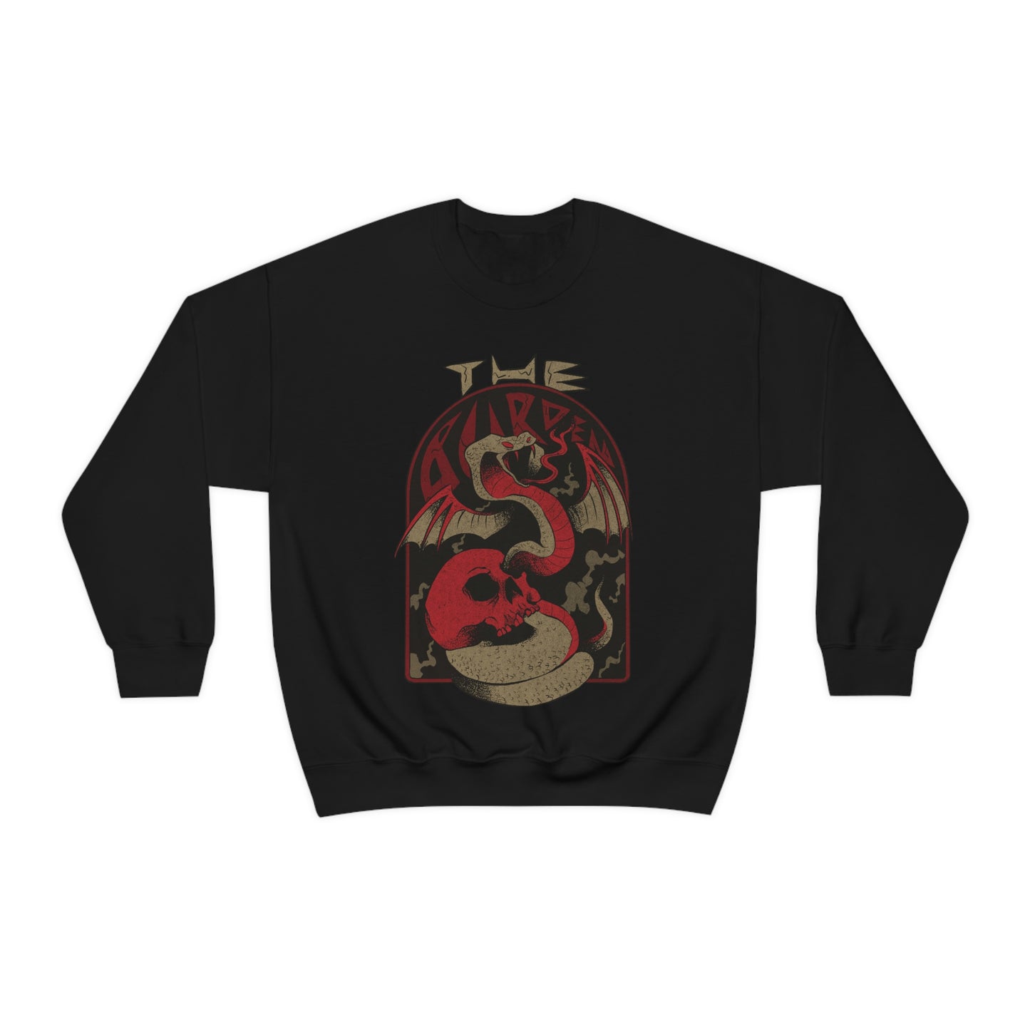 Snake N Skull Goth Aesthetic Sweatshirt