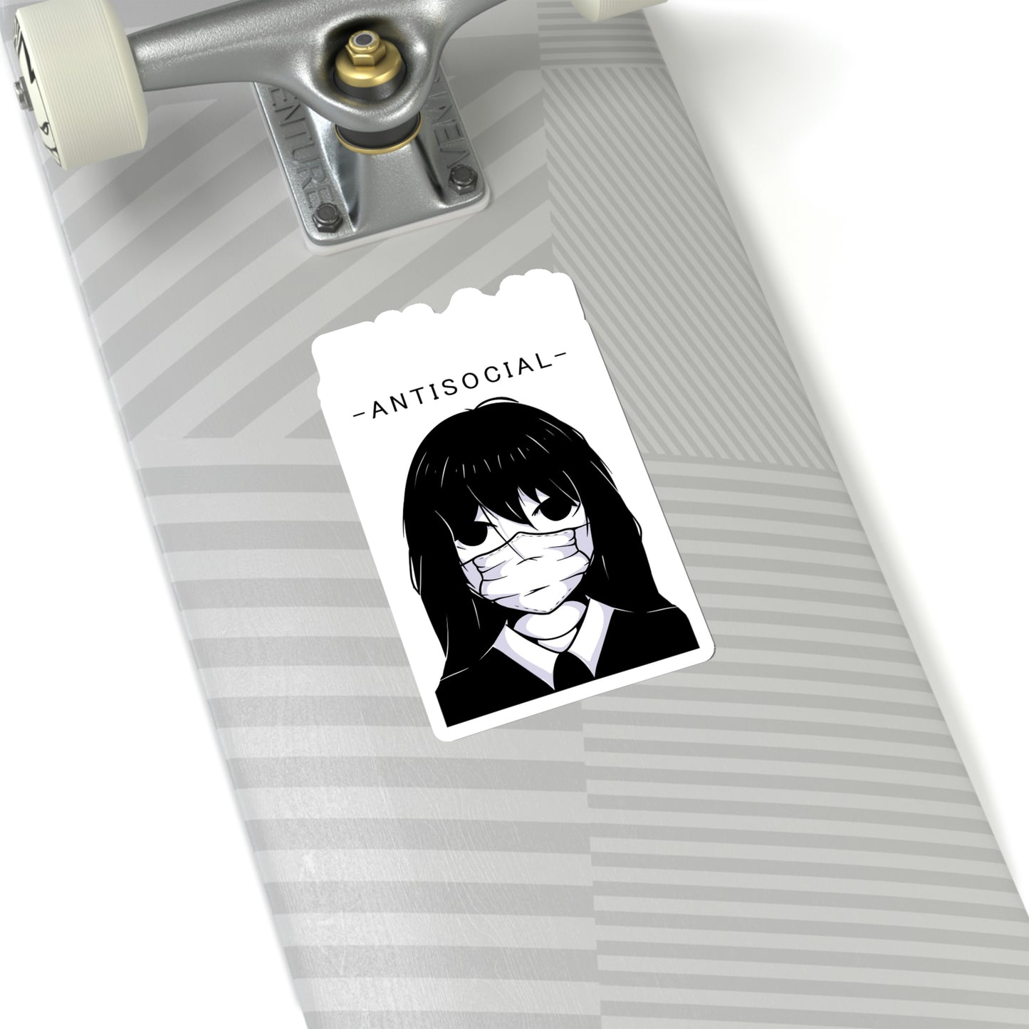 Antisocial, Japanese Aesthetic, Goth Aesthetic Sticker