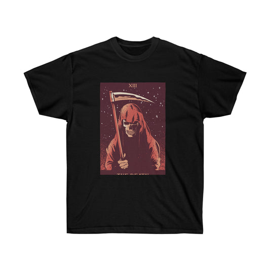 The Death Grim Reaper Tarot Card Goth Aesthetic T-Shirt
