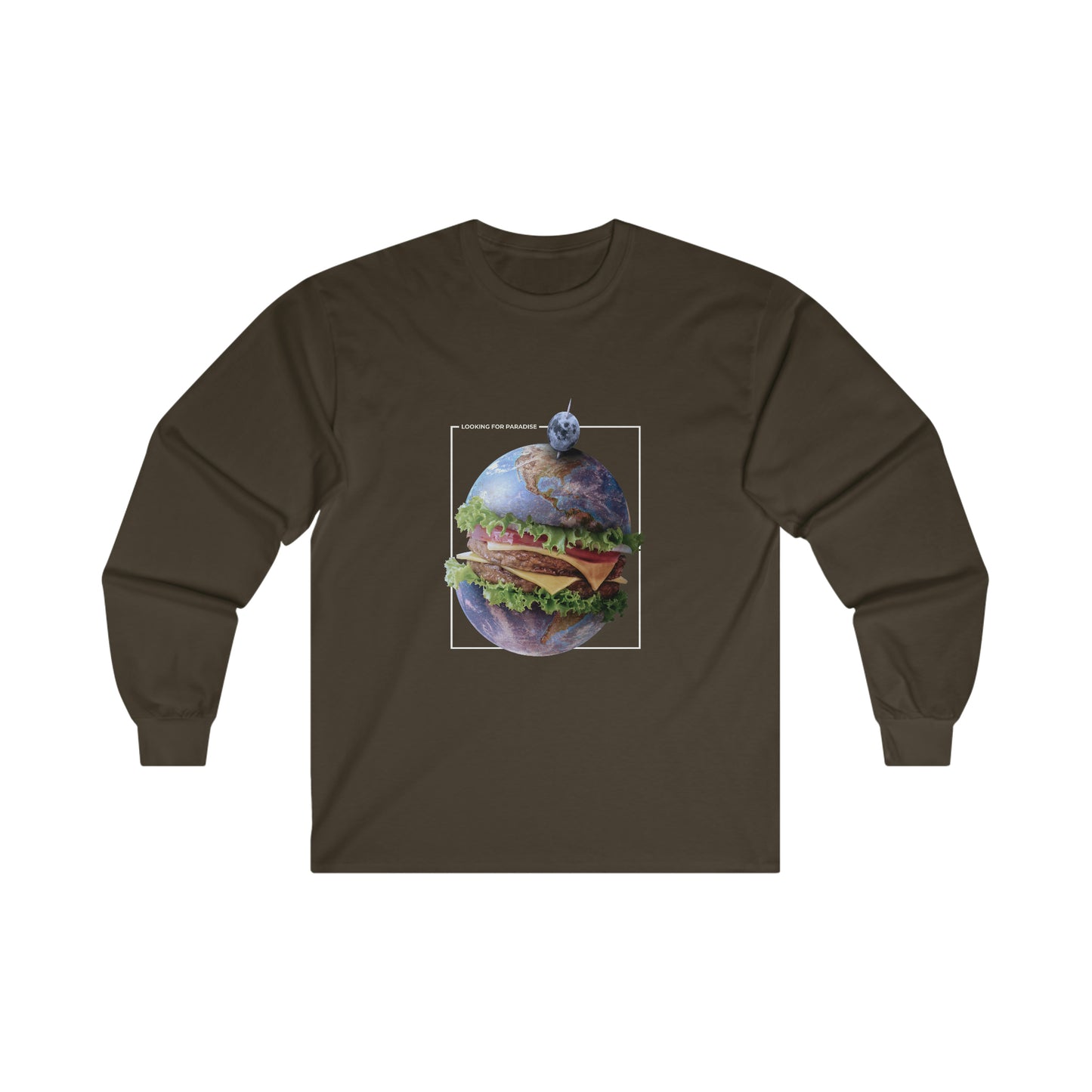 Planet Home Hamburger Y2k Aesthetic Long Sleeve T-Shirt