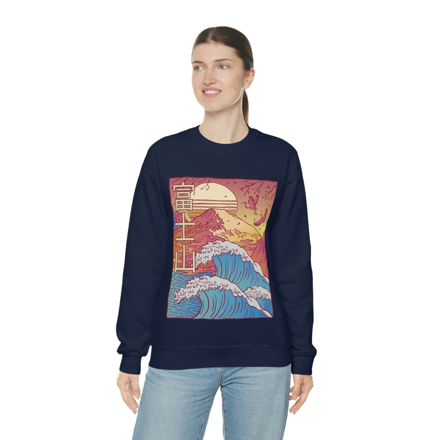 Kawaii Aesthetic Japanese Retro Vaporwave Art Sweatshirt