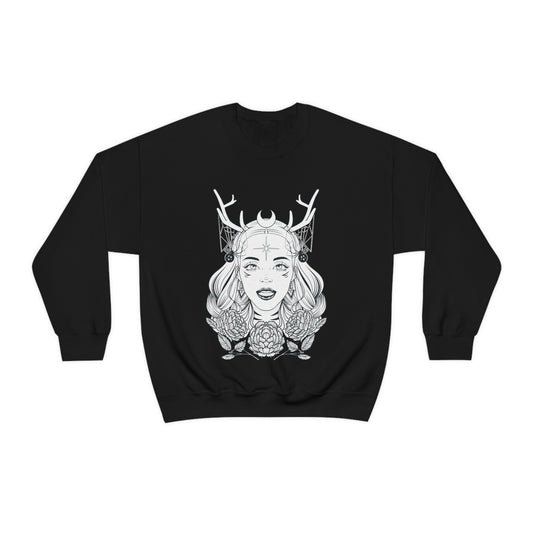 Goth Girl Aesthetic Sweatshirt