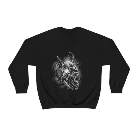 Devil Horror Skull Goth Aesthetic Sweatshirt