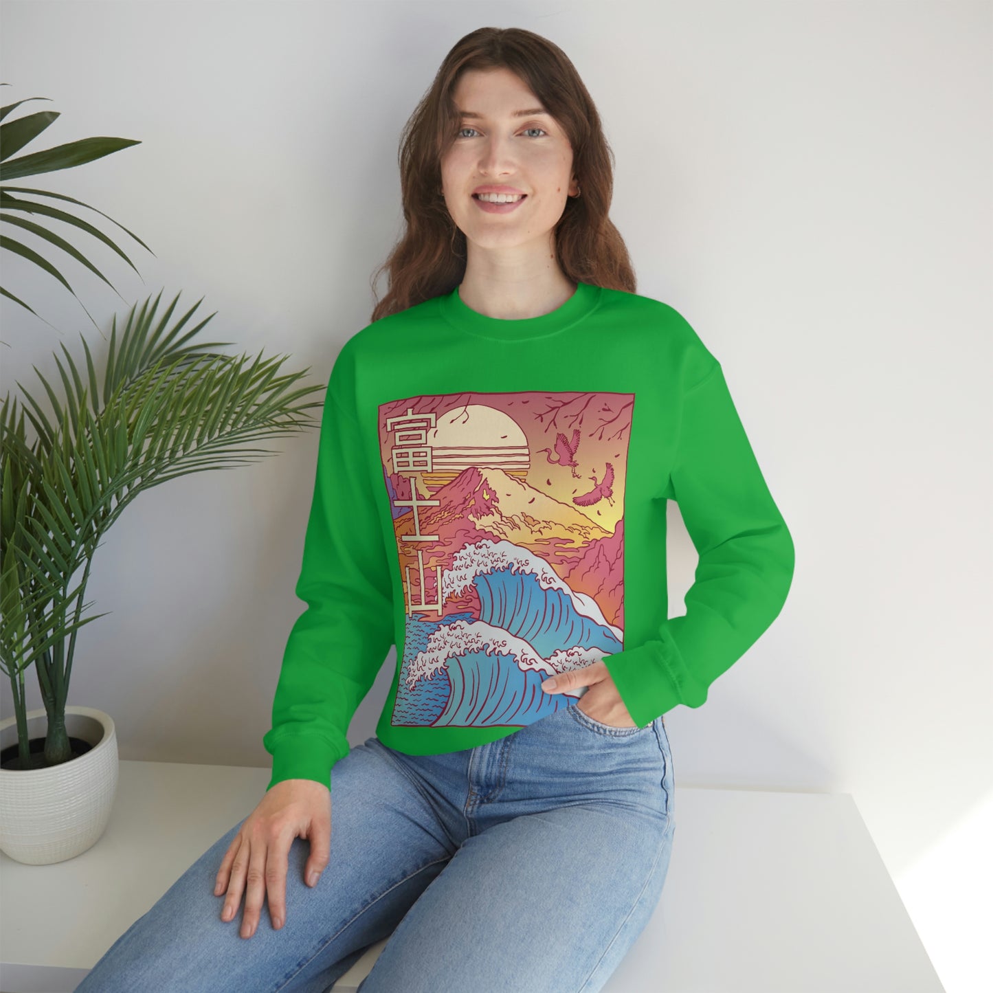 Kawaii Aesthetic Japanese Retro Vaporwave Art Sweatshirt