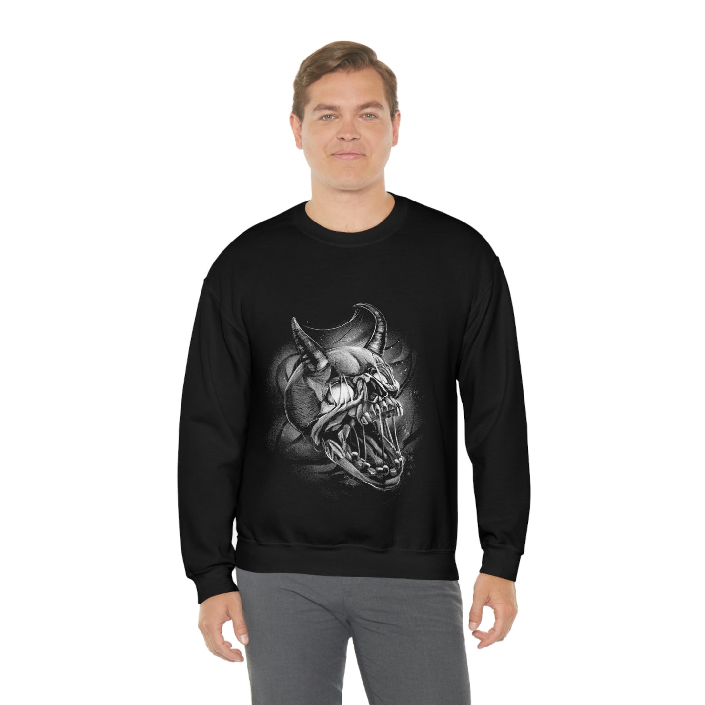 Devil Horror Skull Goth Aesthetic Sweatshirt