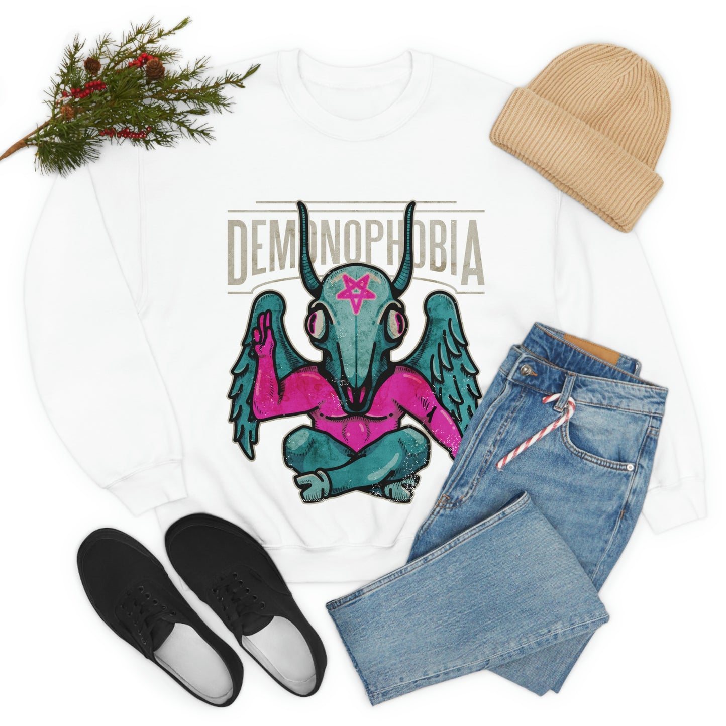 Demonphobia, Goth Aesthetic Sweatshirt