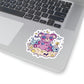 Kawaii Pastel Goth Teddy Bear Sticker