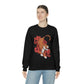 Japanese Aesthetic Tiger and Flowers Sweatshirt