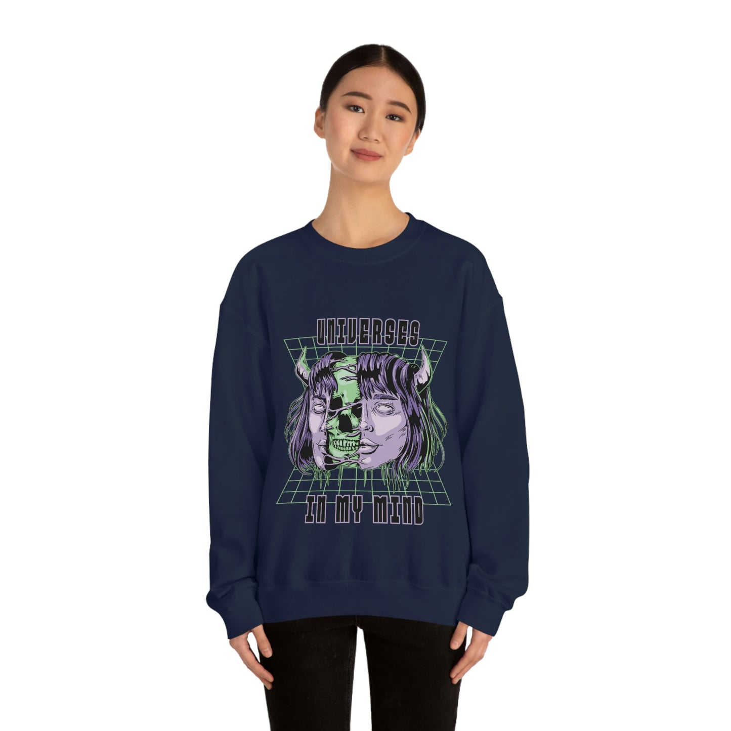 Universes In My Mind Pastel Goth Aesthetic Cyber Sweatshirt