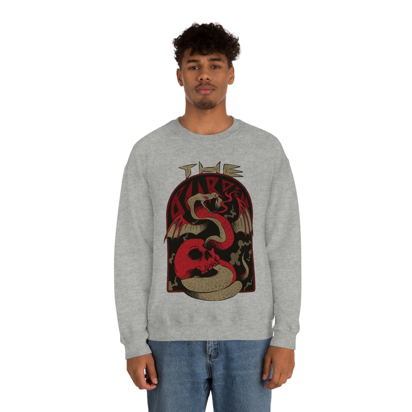 Snake N Skull Goth Aesthetic Sweatshirt