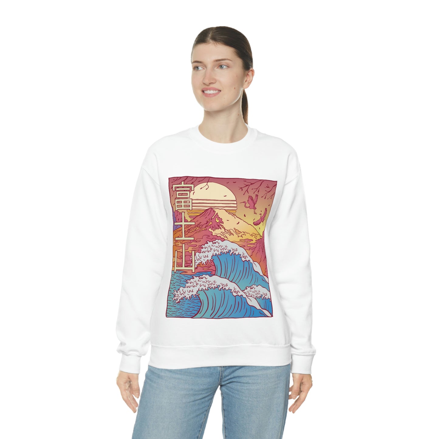 Kawaii Aesthetic Japanese Retro Vaporwave Art Sweatshirt