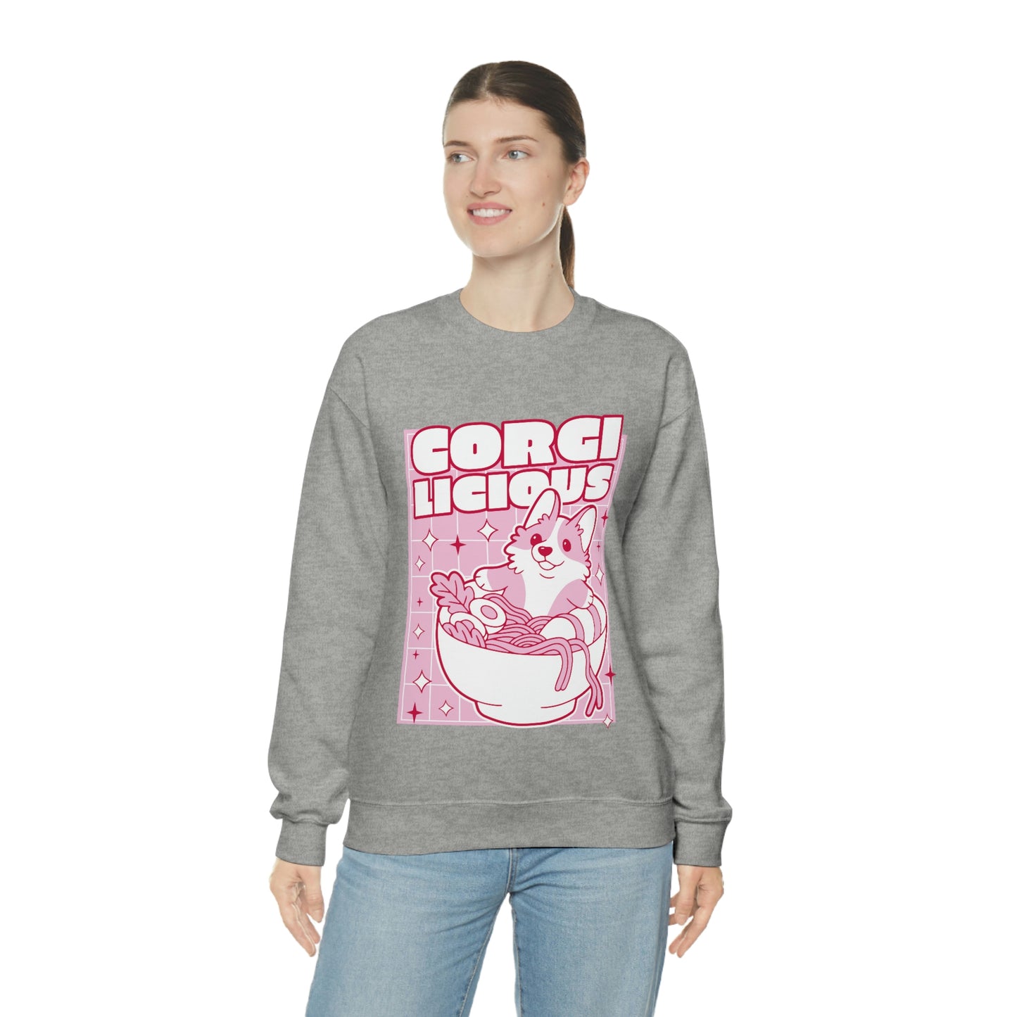 Japanese Aesthetic Corgilicious Cute Sweatshirt