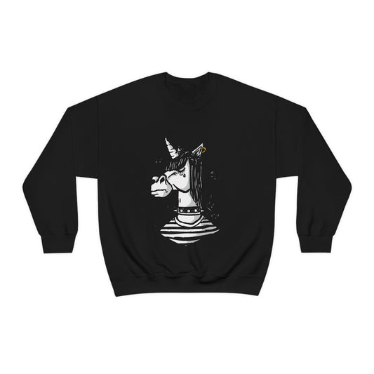 Emo Unicorn Goth Aesthetic Sweatshirt
