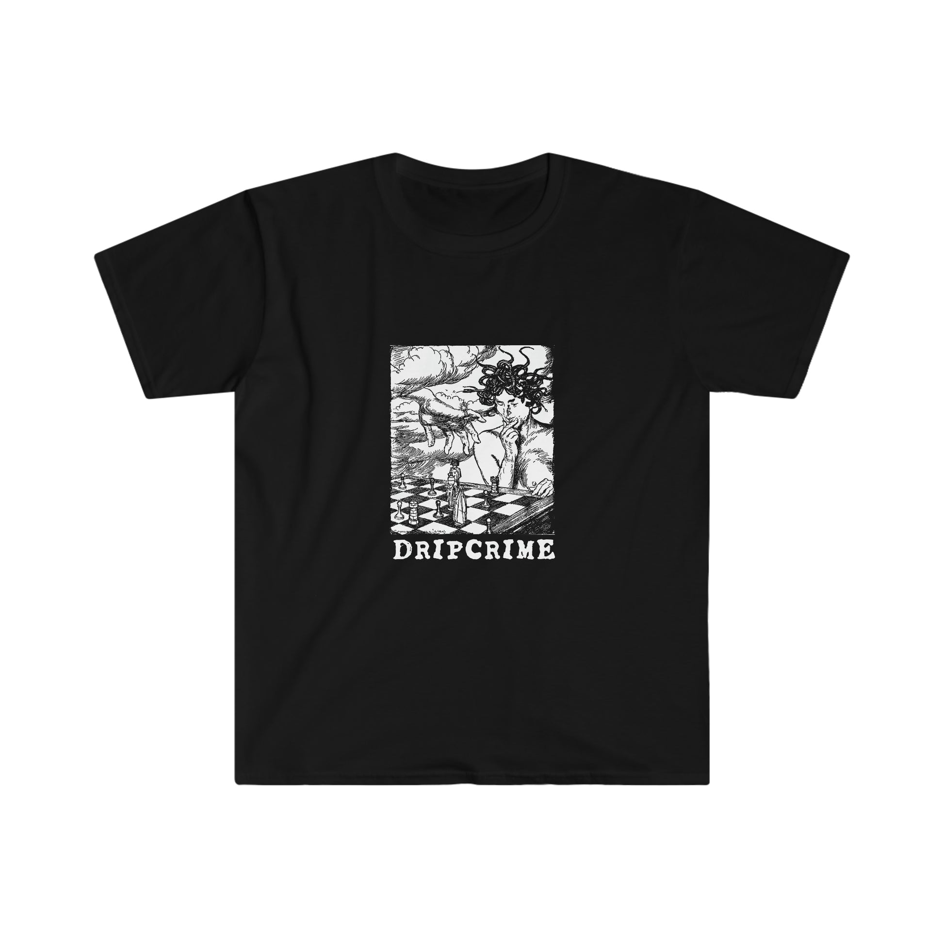 DRIPCRIME Goth Y2k Clothing Alt Aesthetic Goth Punk T-Shirt