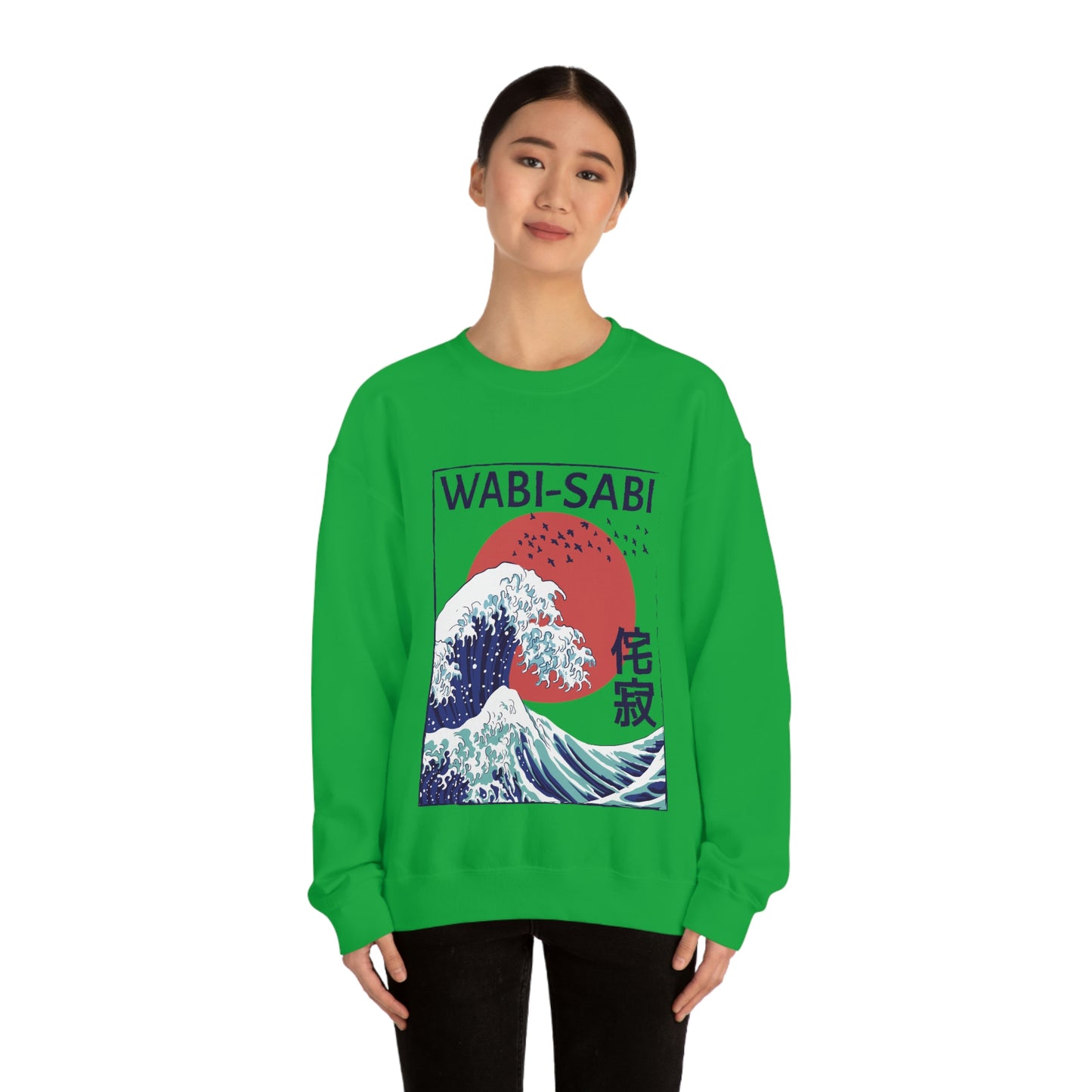 Indie Japanese Art, Japan Streeetwear Retro, Japanese Aesthetic Wave Sweatshirt