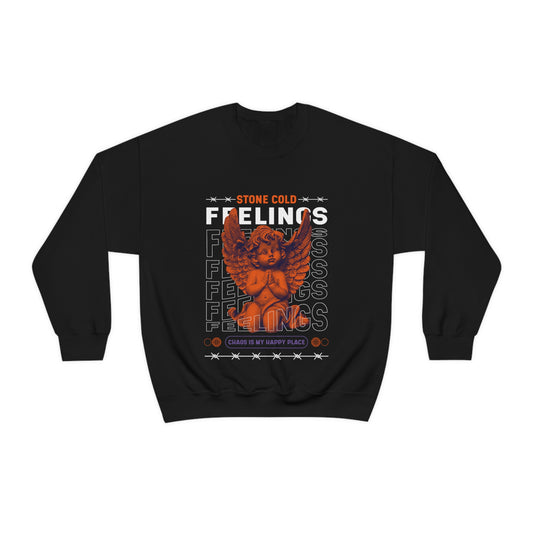 Stone Cold Feelings Y2k Angel Aesthetic Sweatshirt
