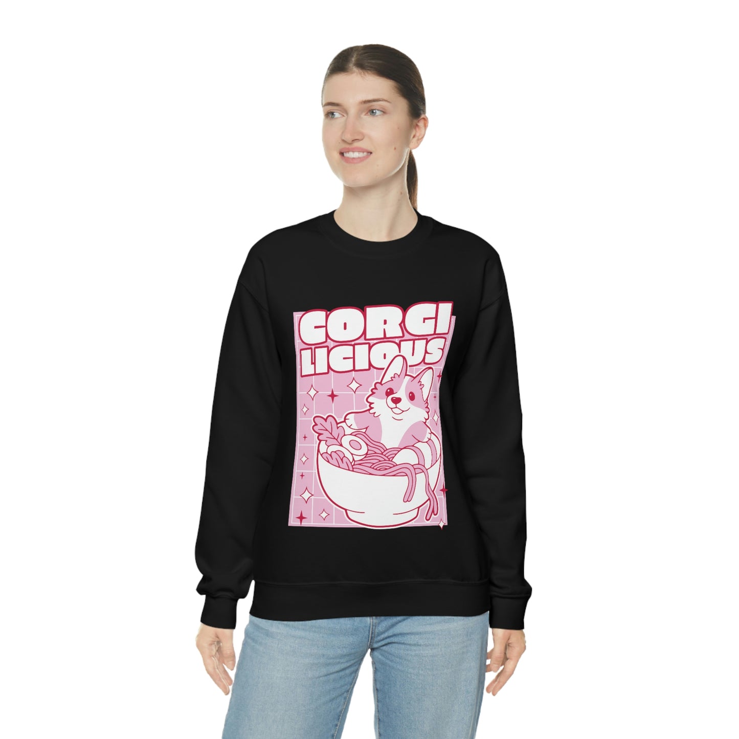 Japanese Aesthetic Corgilicious Cute Sweatshirt