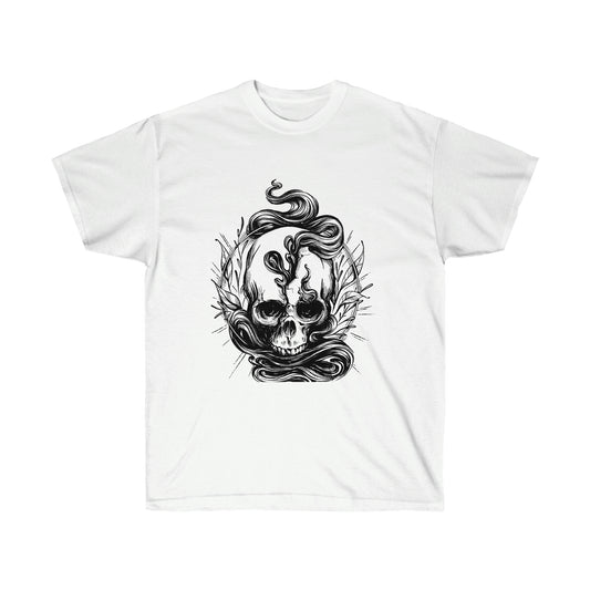 Gothic Skull, Goth Aesthetic T-Shirt