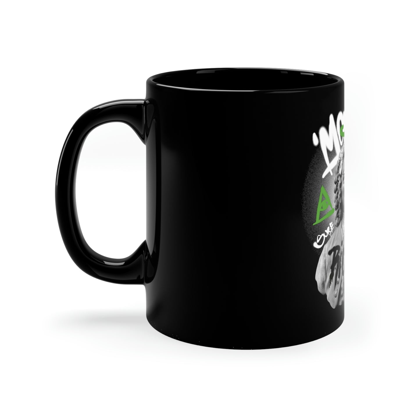 Graffiti On Statue Y2k Aesthetic 11oz Mug