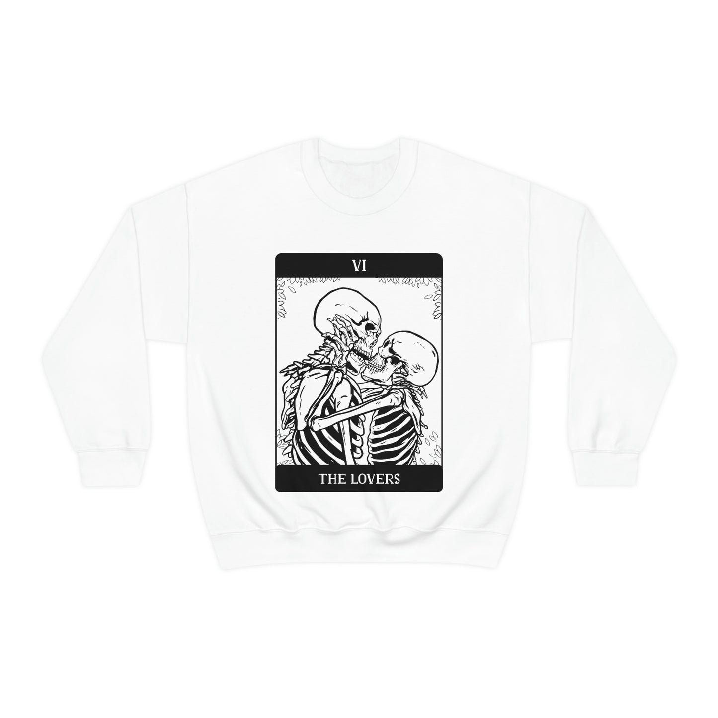 The Lovers Tarrot Card Goth Aesthetic Sweatshirt