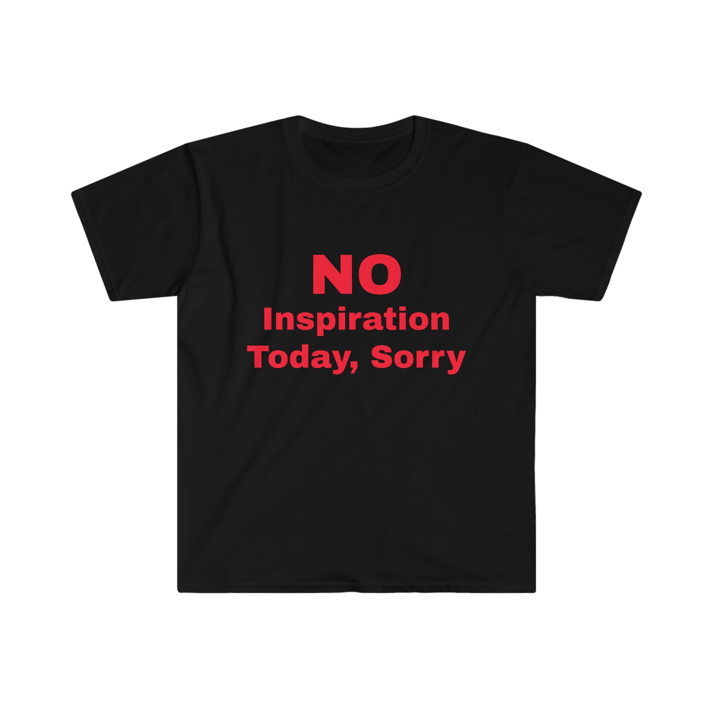No Inspiration Today Sorry Y2k Clothing Aesthetic Alt T-Shirt