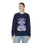 Pastel Goth Dog On Skull Goth Aesthetic Sweatshirt