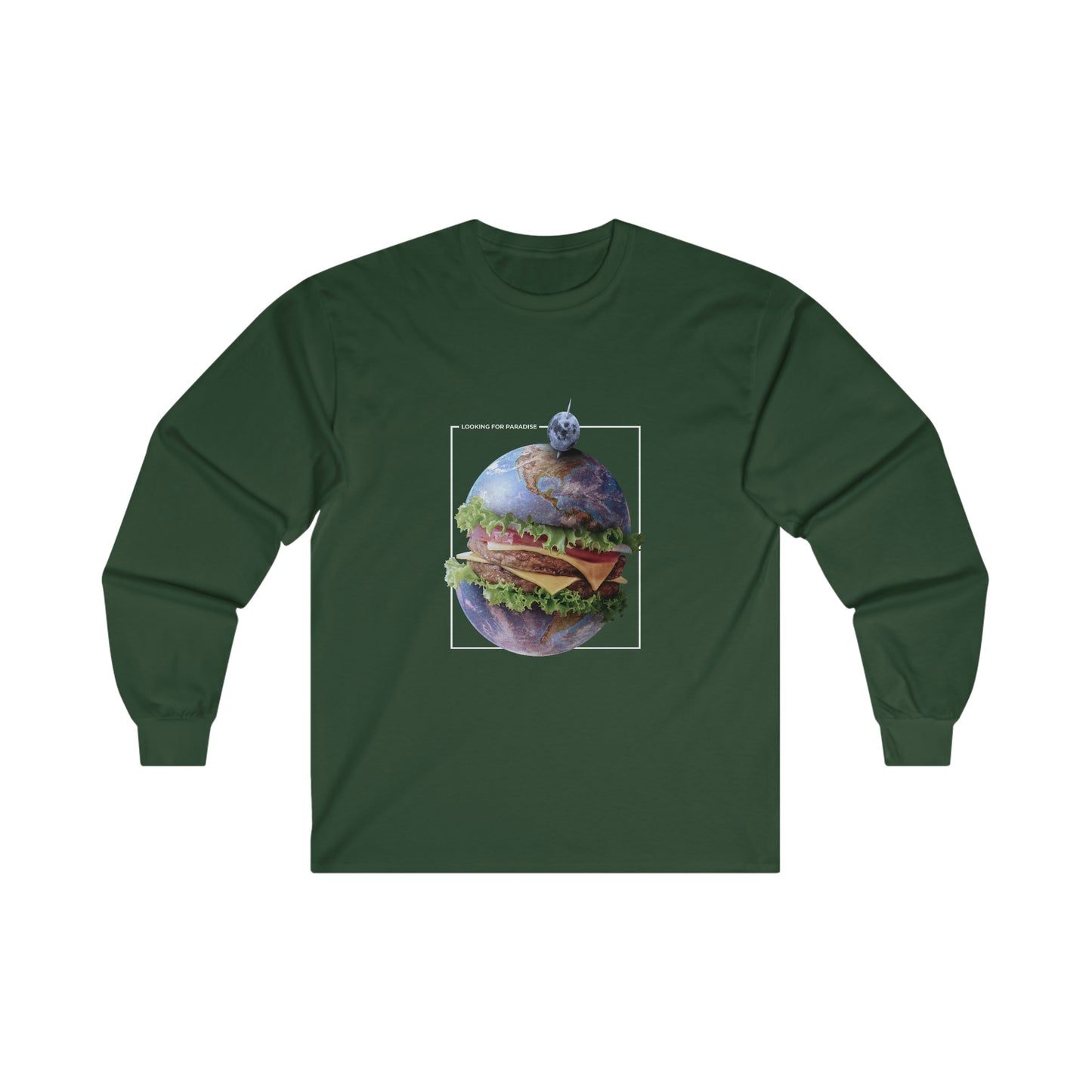 Planet Home Hamburger Y2k Aesthetic Long Sleeve T-Shirt