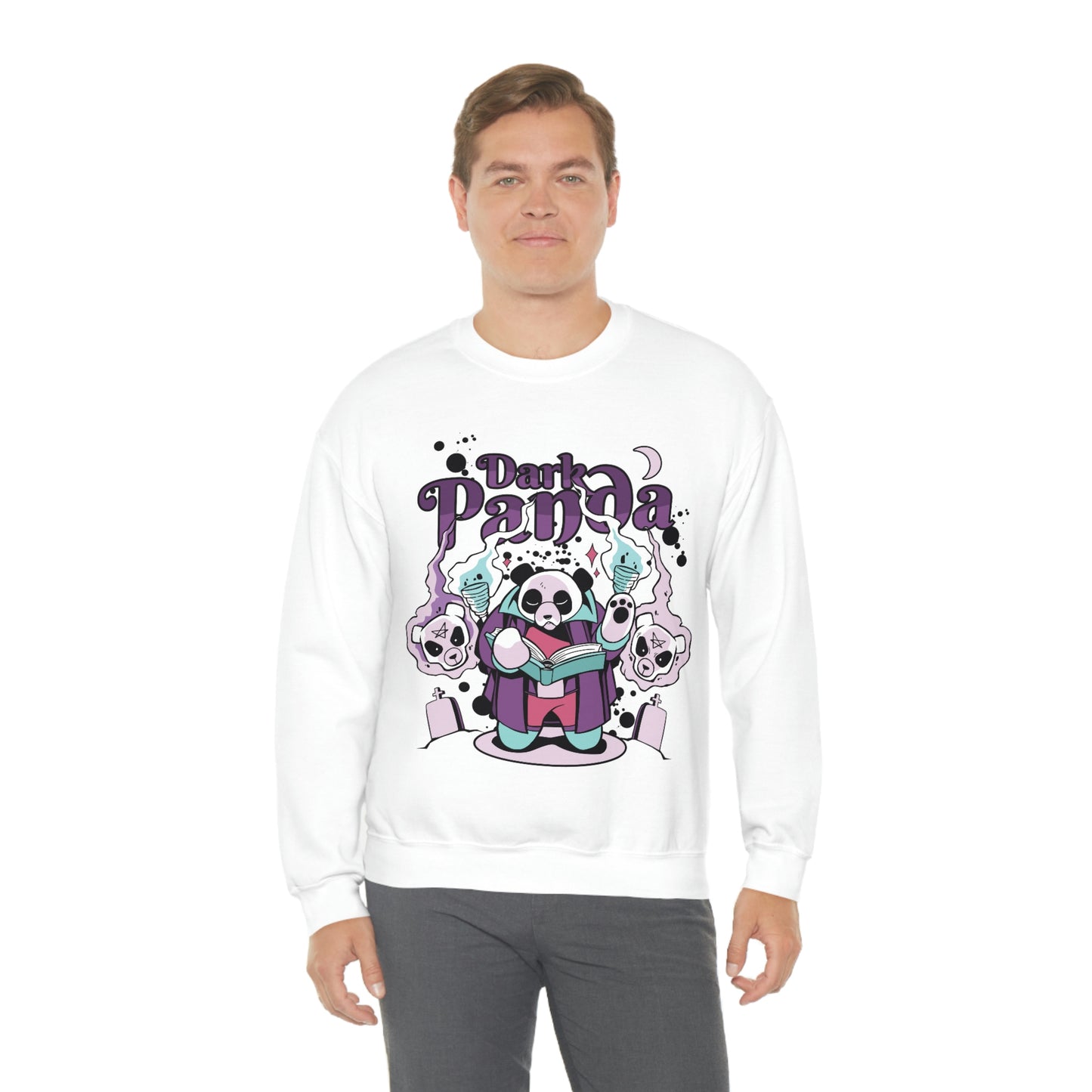 Dark Panda Pastel Goth Aesthetic Sweatshirt