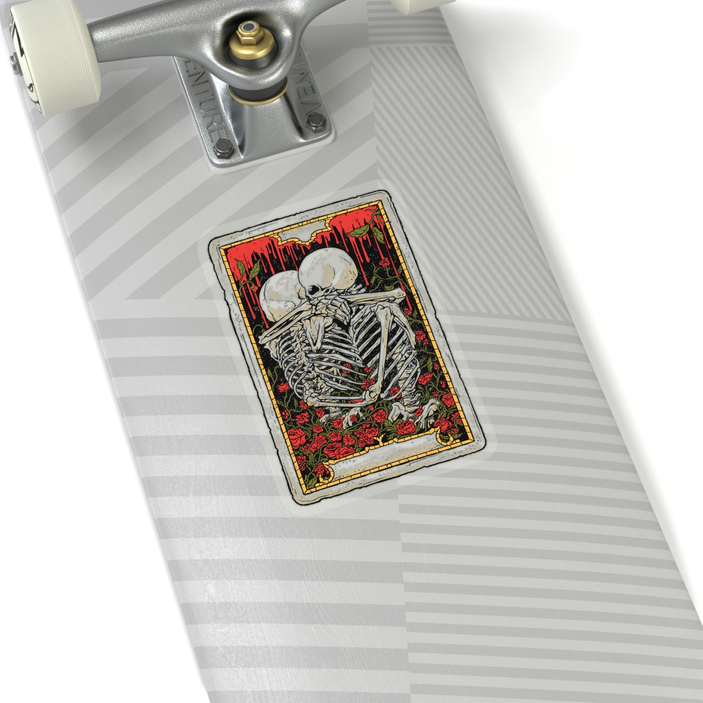 Goth Aesthetic Skeleton Lovers Sticker