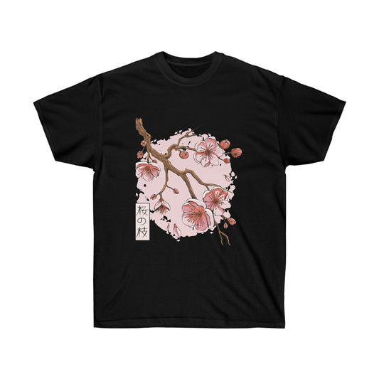 Japanese Aesthetic Sakura Blossom Flowers T-Shirt