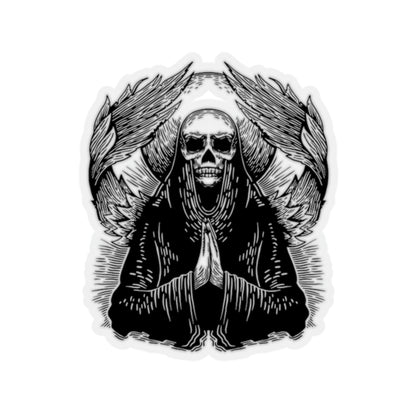 Angel Skull, Goth Aesthetic Sticker