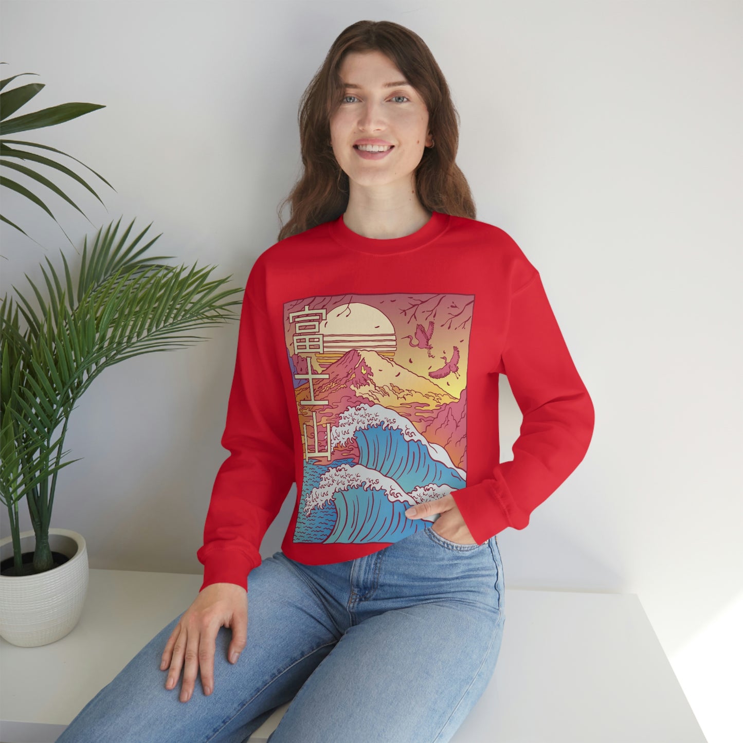 Kawaii Aesthetic Japanese Retro Vaporwave Art Sweatshirt