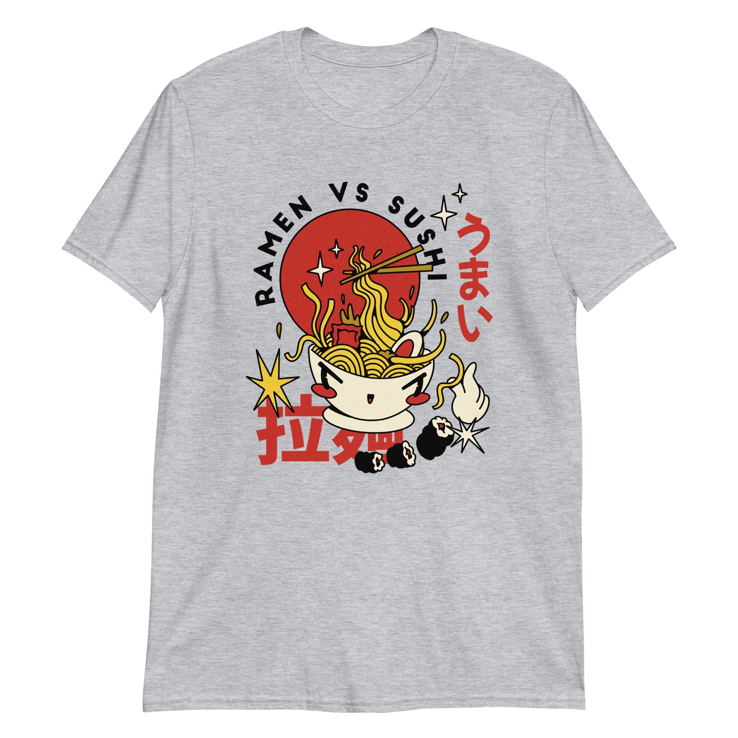 Japanese Aesthetic Ramen Vs Sushi T-Shirt