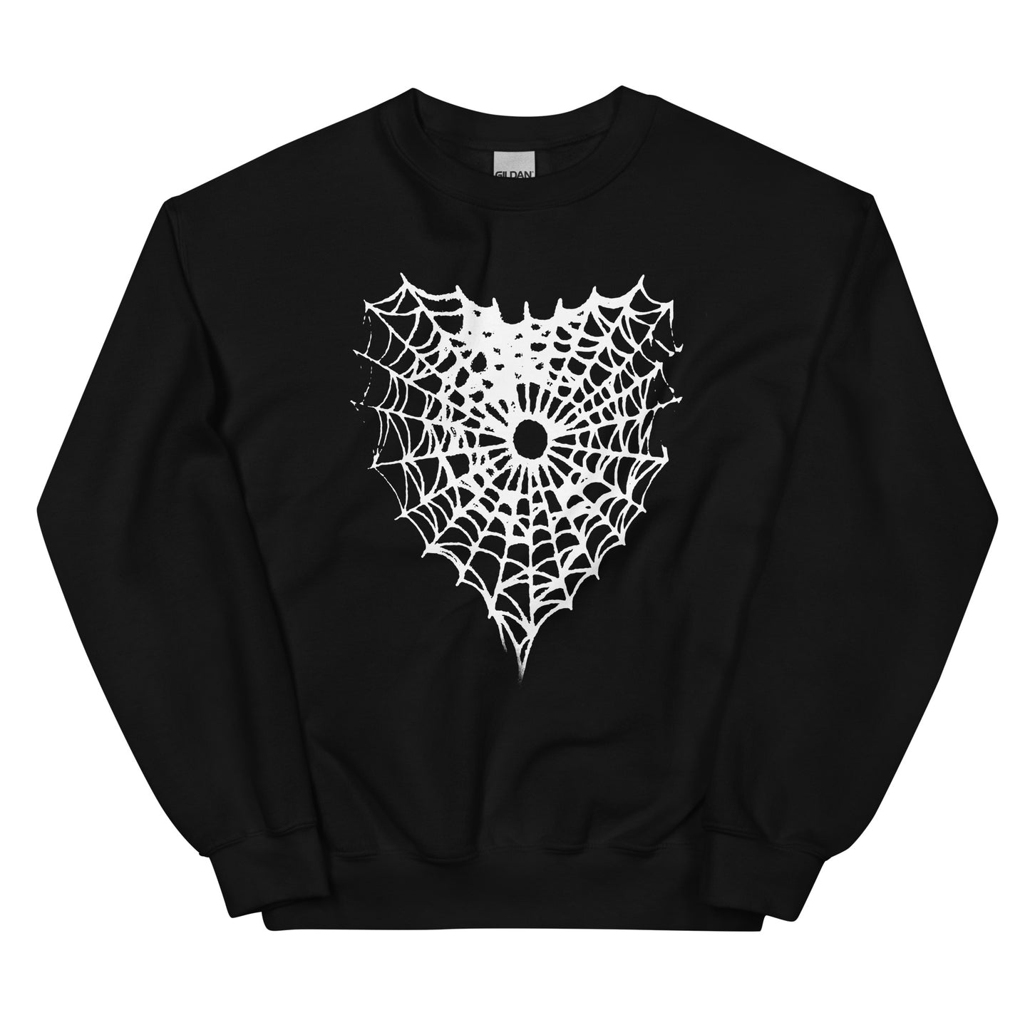 Heart Spider Web Y2k Alt aesthetic fashion Sweatshirt