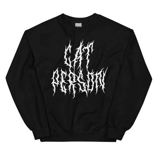 Cat Person Goth Alternative Fashion Y2k Sweatshirt