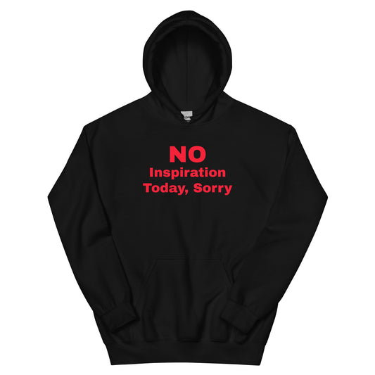 No Inspiration Today Sorry Y2k Clothing Aesthetic Alt Hoodie