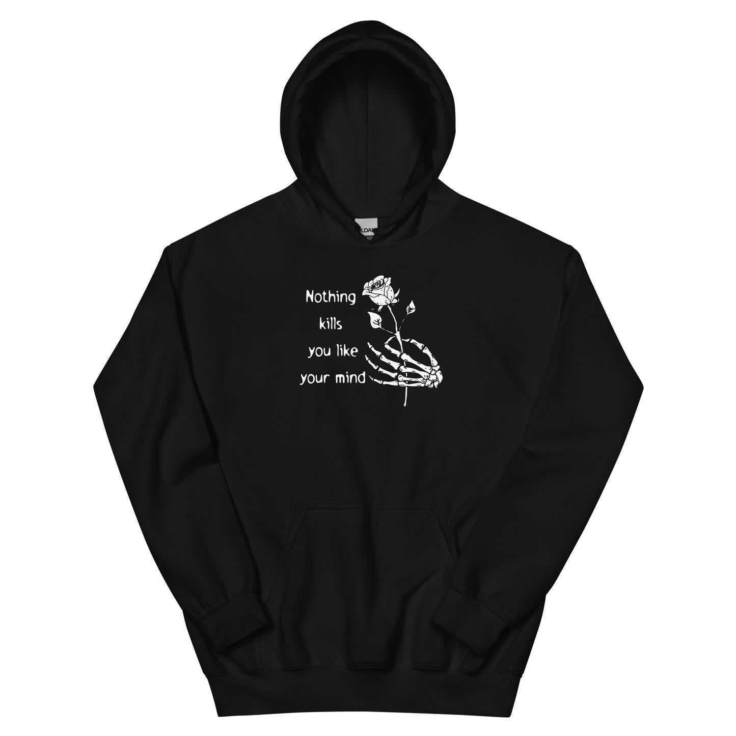 Nothing Kills You Like Your Mind Goth Y2k Alt aesthetic fashion Hoodie