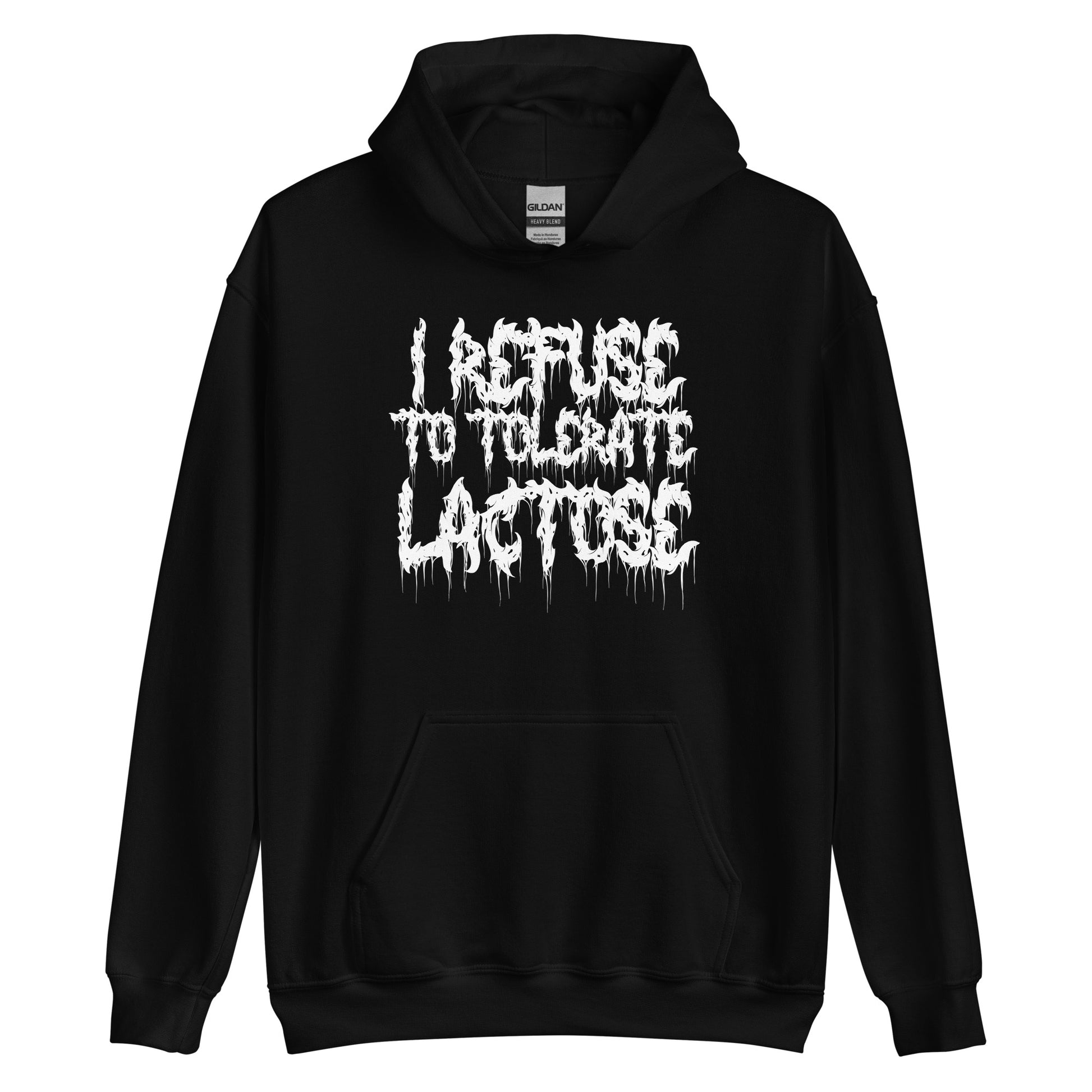 Goth Alternative Fashion Y2k I Refuse To Tolerate Lactose Hoodie