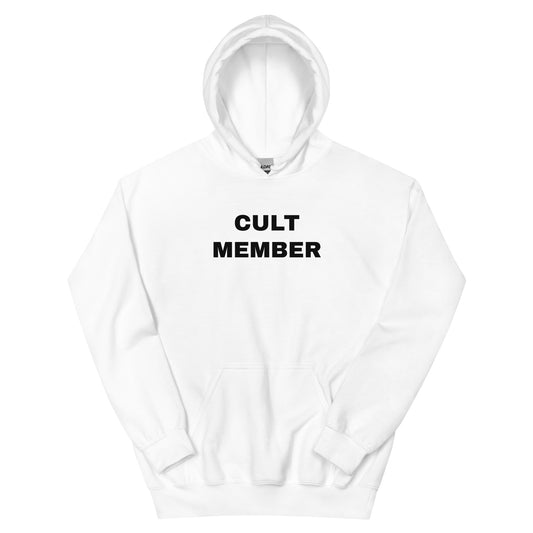Cult Member Y2k Funny White Hoodie